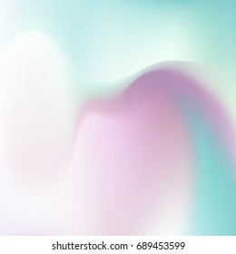 Vector wave background, blurred effect, colorful dynamic mesh illustration, modern blur design