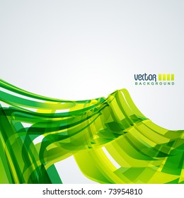 fondo de onda vectorial en color verde