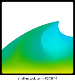 Vector wave background pattern