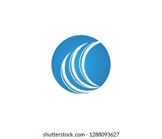 Vector - Wave beach logo and symbols vector template icons