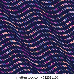 Vector wave color pattern. Geometric background