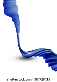 Vector wave and curve line. EPS10 with transparency. Abstract composition with curve line. Three dimensional effect line. Background with copy space. Place for text. Border line
