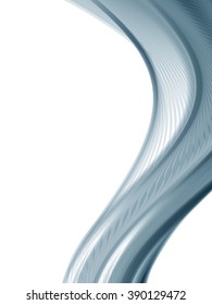 Vector wave and curve line. EPS10 with transparency. Abstract composition with curve lines. Blurred lines for relax theme background. Background with copy space. Place for text. Border lines
