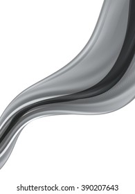Vector wave and curve line. EPS10 with transparency. Abstract composition with curve lines. Blurred lines for relax theme background. Background with copy space. Place for text. Border lines