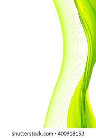 Vector wave and curve line. EPS10 with transparency. Abstract composition with curve lines. Blurred lines with copy space. Place for text. Border lines