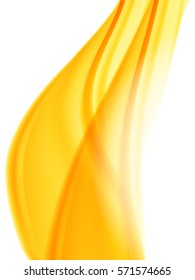 Vector wave and curve line. EPS10 with transparency. Abstract composition with curve lines. Blurred lines for relax theme background. Background with copy space. Place for text. Border lines