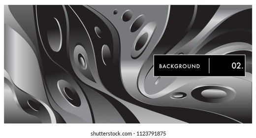 Vector wave curvy geometric for banner background. wallpaper background for website.