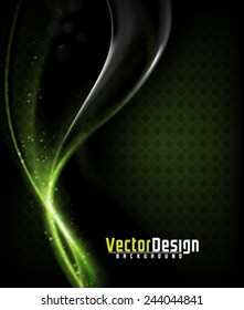 Vector Wave Elements Background