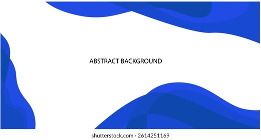 Vector wave Fluid abstract background banner