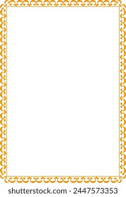 vector wave frameFrame for your text, photos or invitations, Elegant blank Frame for certificate, diploma, voucher, invitation, congratulation