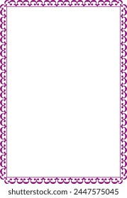 vector wave frameFrame for your text, photos or invitations, Elegant blank Frame for certificate, diploma, voucher, invitation, congratulation
