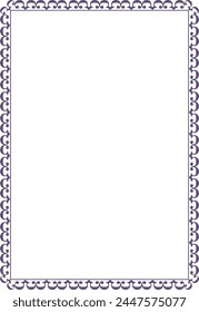 vector wave frameFrame for your text, photos or invitations, Elegant blank Frame for certificate, diploma, voucher, invitation, congratulation
