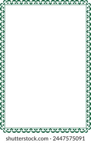 vector wave frameFrame for your text, photos or invitations, Elegant blank Frame for certificate, diploma, voucher, invitation, congratulation
