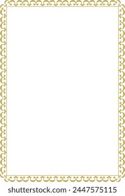 vector wave frameFrame for your text, photos or invitations, Elegant blank Frame for certificate, diploma, voucher, invitation, congratulation
