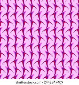 Vector - wave, inferno flame seamless pattern.