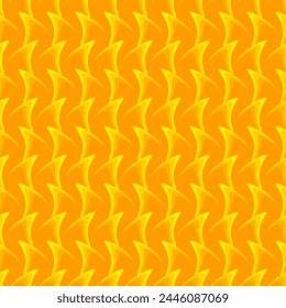 Vector - wave, inferno flame seamless pattern.