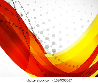 Vector wave line abstract background. Modern wavy abstract template