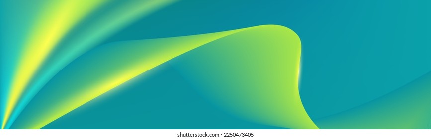 vector wave line banner modern abstract background