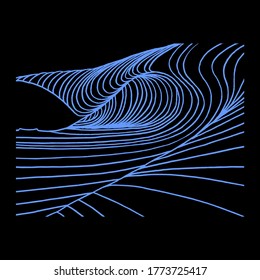 Vector Wave Line & Illustration Art