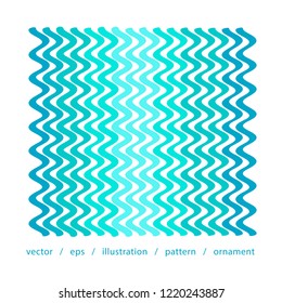 Vector wave ornamental. Pattern abstract. Design background for card, web, print, wallpaper, textile, boxing, paper.