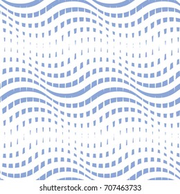 Vector wave pattern. Geometric background