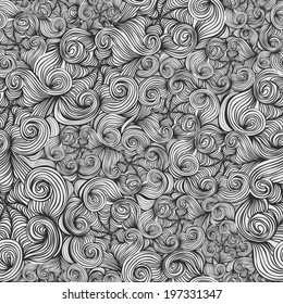 Vector wave seamless pattern.