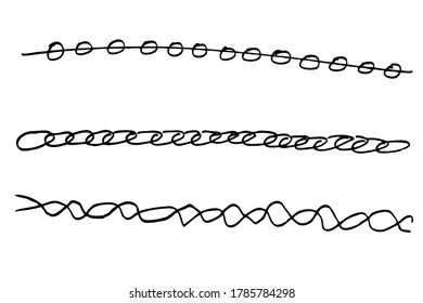 Vector Wave and Spiral Line for your element design
