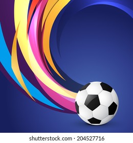 vector wave style football design