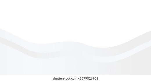 Vector wave white background with gradient color and artistic simple