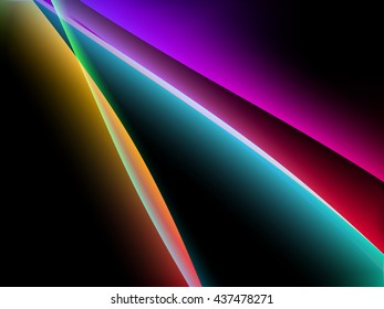 Vector waves. EPS10 with transparency and mesh. Abstract composition with curve lines. Blurred lines for relax themes background. Background with copy space. Place for text. Border lines