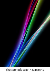 Vector waves. EPS10 with transparency and mesh. Abstract background with blurred lines.