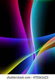 Vector waves. EPS10 with transparency and mesh. Abstract background with blurred lines.