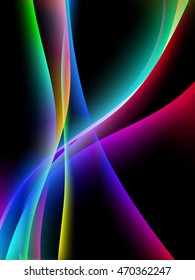 Vector waves. EPS10 with transparency and mesh. Abstract background with blurred lines.