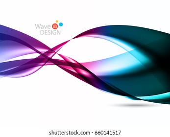 Vector waves lines design for brochure, website, flyer design and abstract background.