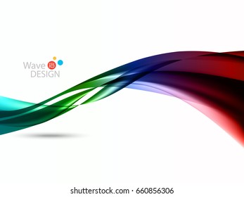 Vector waves lines design for brochure, website, flyer design and abstract background.