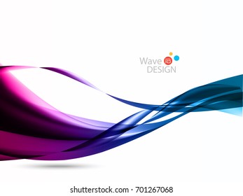 Vector waves lines design for brochure, website, flyer design and abstract background...