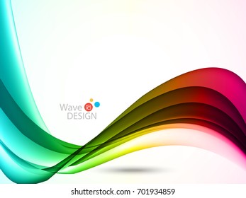 Vector waves lines design for brochure, website, flyer design and abstract background...