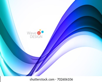 Vector waves lines design for brochure, website, flyer design and abstract background...