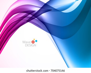 Vector waves lines design for brochure, website, flyer design and abstract background...