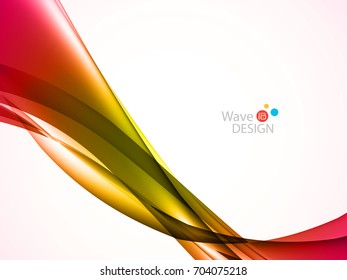 Vector waves lines design for brochure, website, flyer design and abstract background...