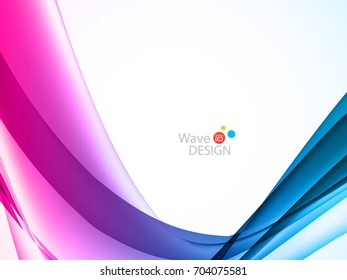 Vector waves lines design for brochure, website, flyer design and abstract background...