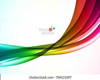 Vector waves lines design for brochure, website, flyer design and abstract background...