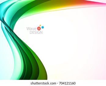 Vector waves lines design for brochure, website, flyer design and abstract background...