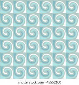 Vector waves ornament.  Mosaic seamless texture.