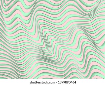 Vector waves paper cut background design for presentation, flyer, poster. 3D realistic background with papercut stripe shapes. Cool paper cutout pattern for banner, brochure cover, booklet design.
