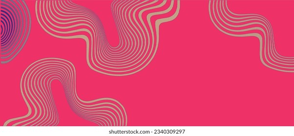 vector waves pattern background design 