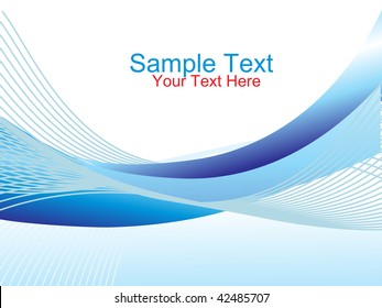 vector waves and place for your text