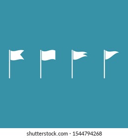 Vector Waving Flags and Banners for Icons, Presentations, Web Pages.