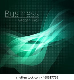 Vector wavy abstract  background for business and technology.