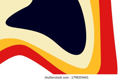 vector wavy abstract background illustration